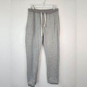 Still Learning Men's Heather Gray Loose Taper Drawstring Jogger Pant…